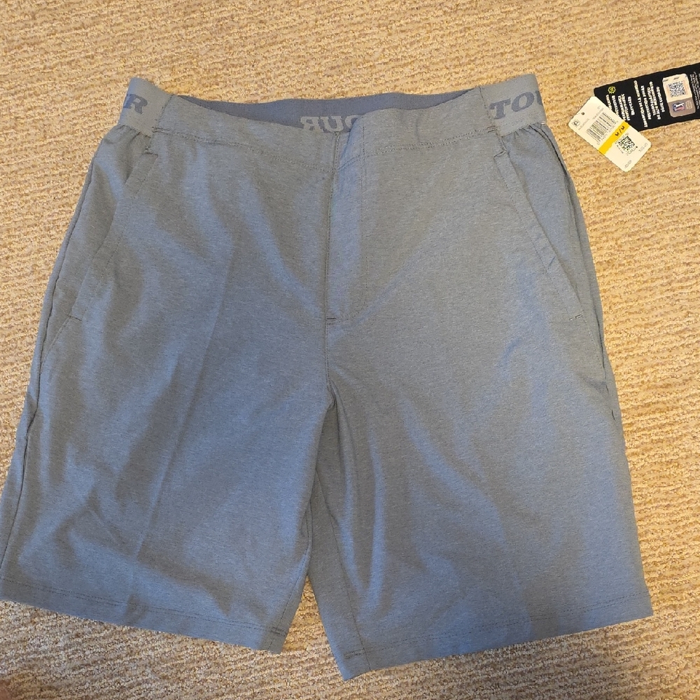 PGA Tour Light Gray Athletic Shorts
